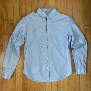 J. Crew Slim Untucked Striped Oxford Shirt